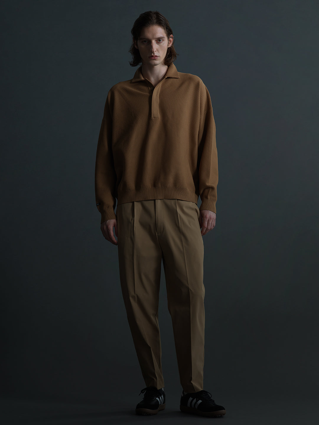 OVERSIZE KNIT POLO