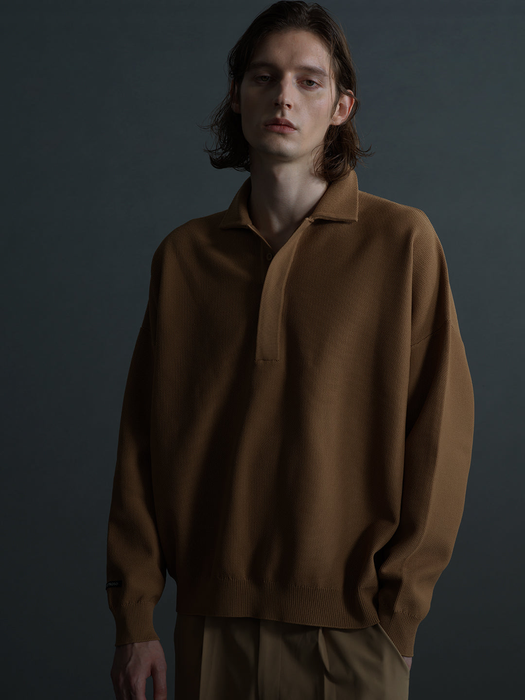 OVERSIZE KNIT POLO