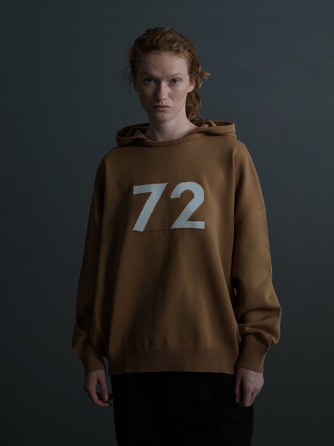 KNIT HOODIE