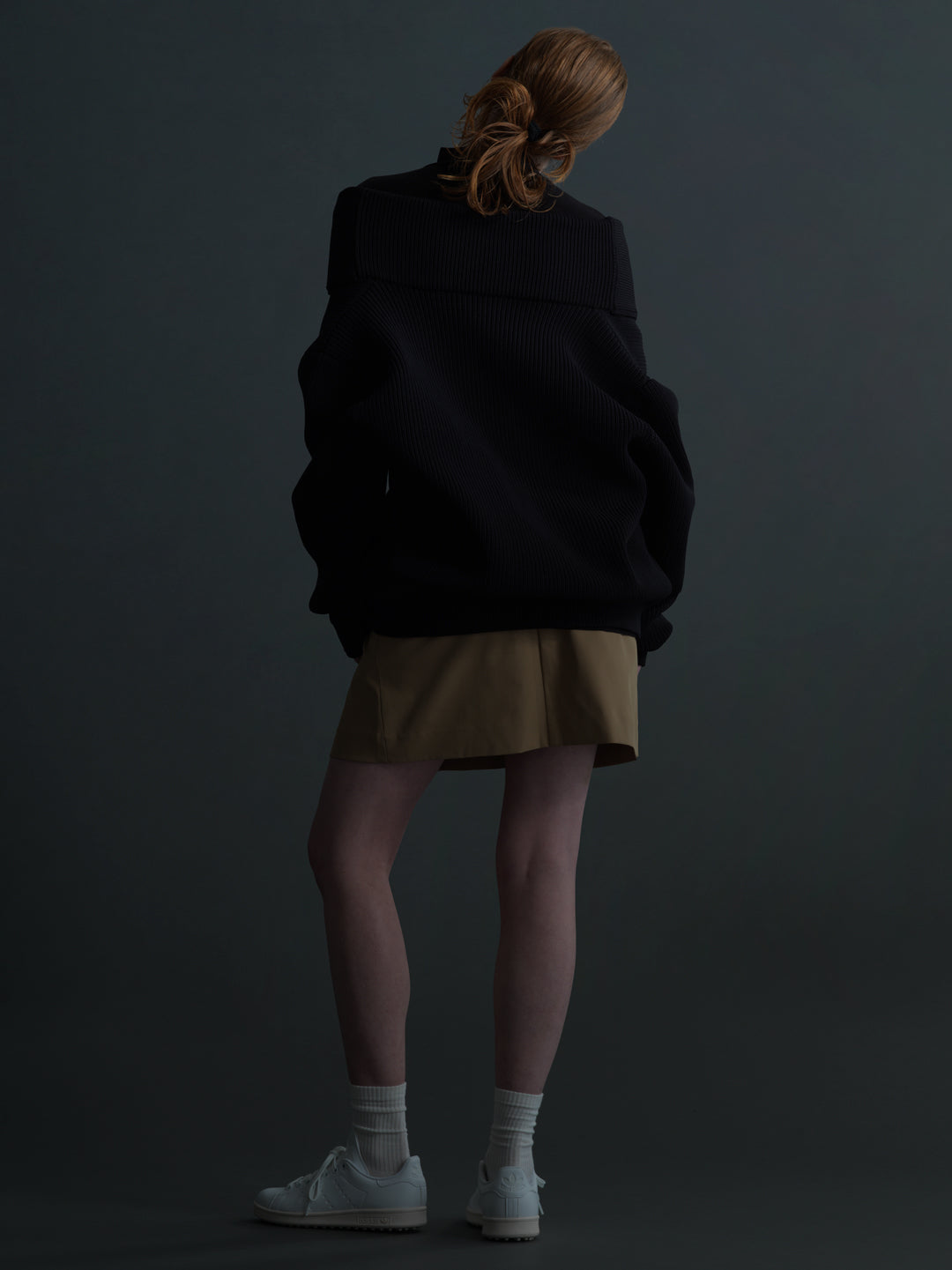 SHAWL COLLAR KNIT