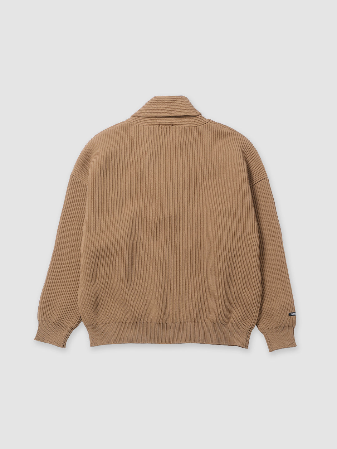 SHAWL COLLAR KNIT