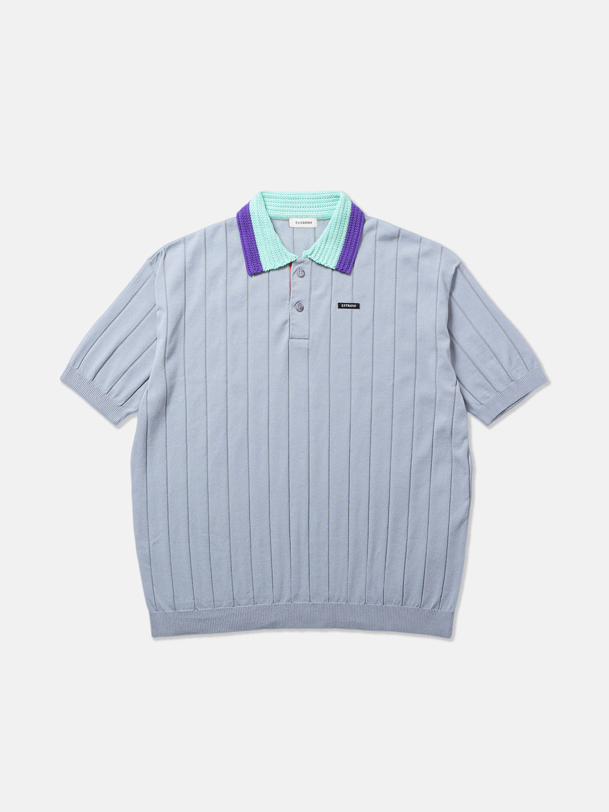OVERSIZED TEXTURE POLO GR