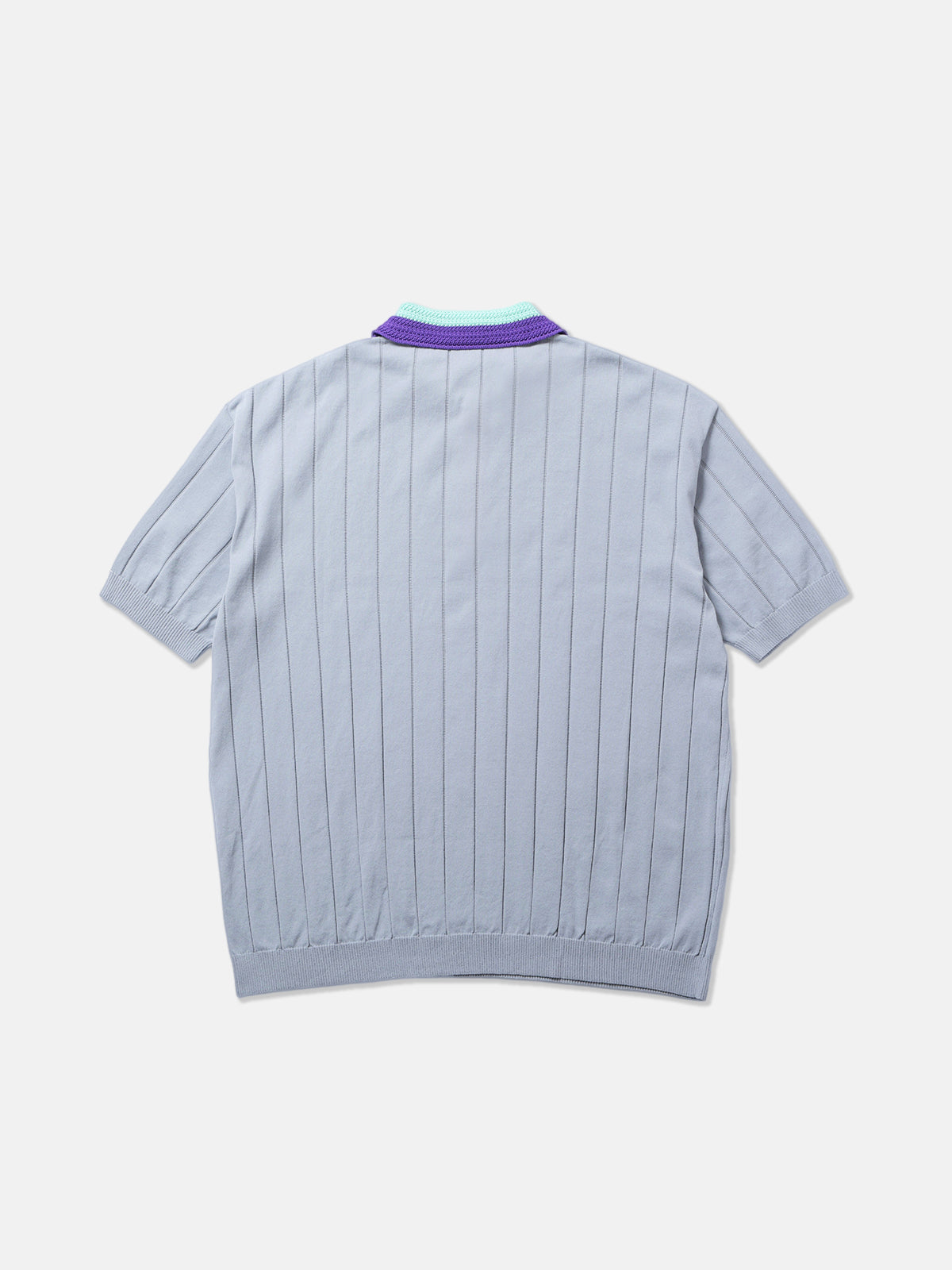 OVERSIZED TEXTURE POLO GR