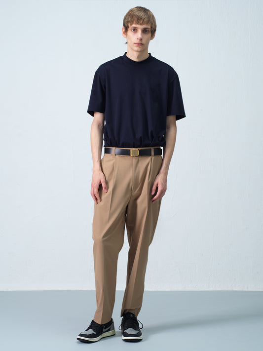 ONE TUCK STRETCH PANTS