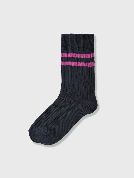 TWO LINE SOCKS