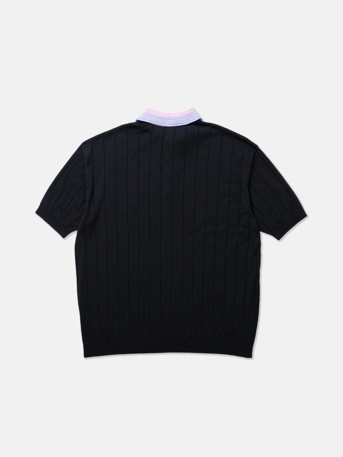 OVERSIZED TEXTURE POLO BK