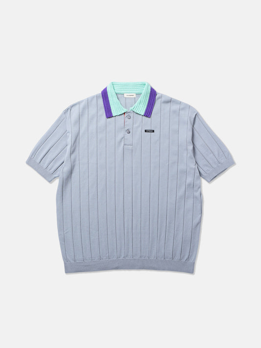 OVERSIZED TEXTURE POLO GR